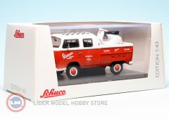 1:43 Schuco 1962 Volkswagen T2 DOUBLE CABINE PICK-UP 1962 WITH VESPA GS