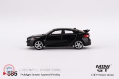 1:64 2023 Honda Civic Type R Crystal With Advan GT Wheel
