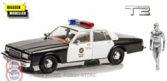 1:18 Greenlight 1987 Chevrolet Caprice Metropolitan Police with T-1000 Liquid