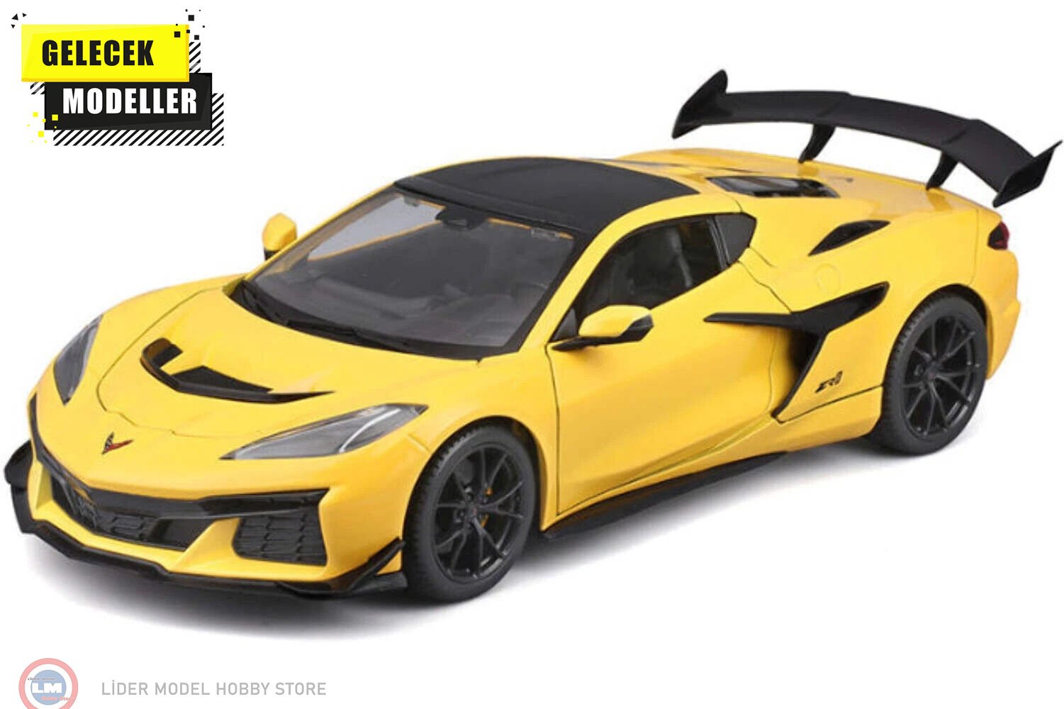 1:18 Maisto 2025 Chevrolet Corvette ZR1 in Metallic Yellow