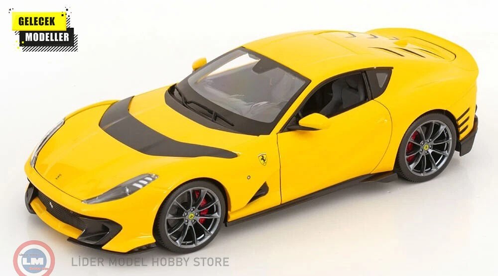 1:18 Burago 2021 Ferrari 812 COMPETIZIONE - GIALLO MODENA