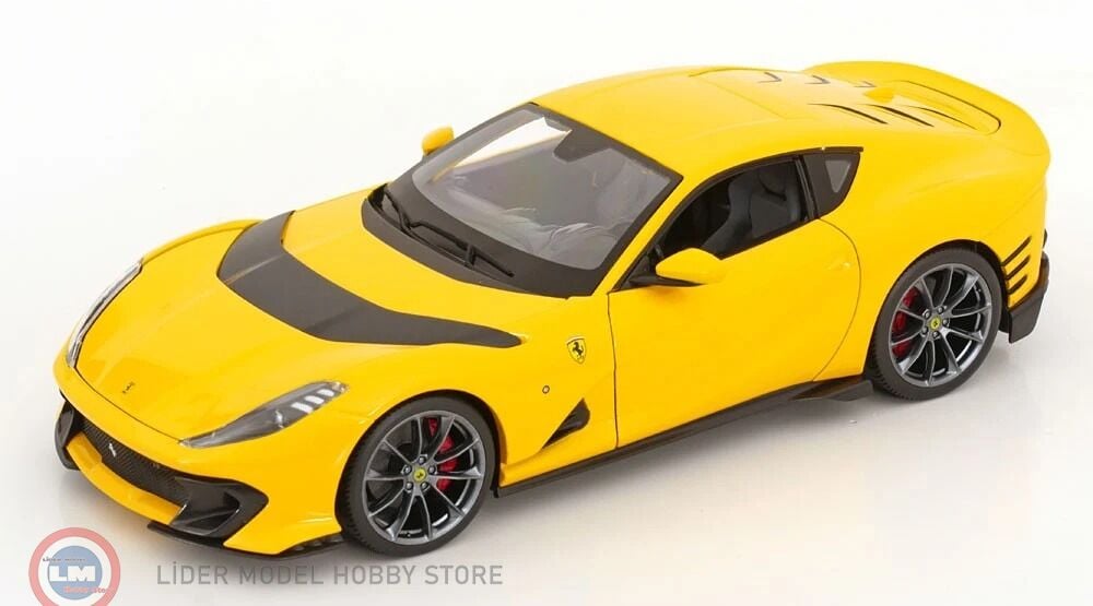 1:18 Burago 2021 Ferrari 812 COMPETIZIONE - GIALLO MODENA