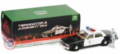 1:18 Greenlight 1987 Chevrolet Caprice Metropolitan Police with T-1000 Liquid
