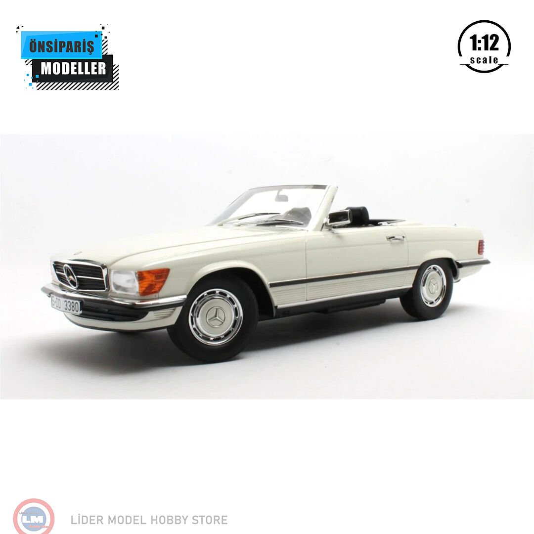 1:12 Matrix / 12ART 1985 Mercedes Benz 380 SL R107 12ART1302013 - Classic White