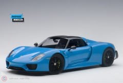 1:18 2013 Porsche 918 Spyder Weissach Package (Riviera Blue)