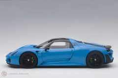 1:18 2013 Porsche 918 Spyder Weissach Package (Riviera Blue)