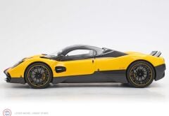 1:18 BBR Pagani Utopia Giallo Ginevra Carbon Fiber Opened Rear Wings + Showcase