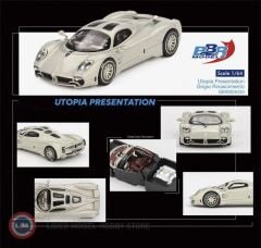 1:64 BBR 2023 Pagani UTOPIA PRESENTATION GRIGIO RINASCIMENTO