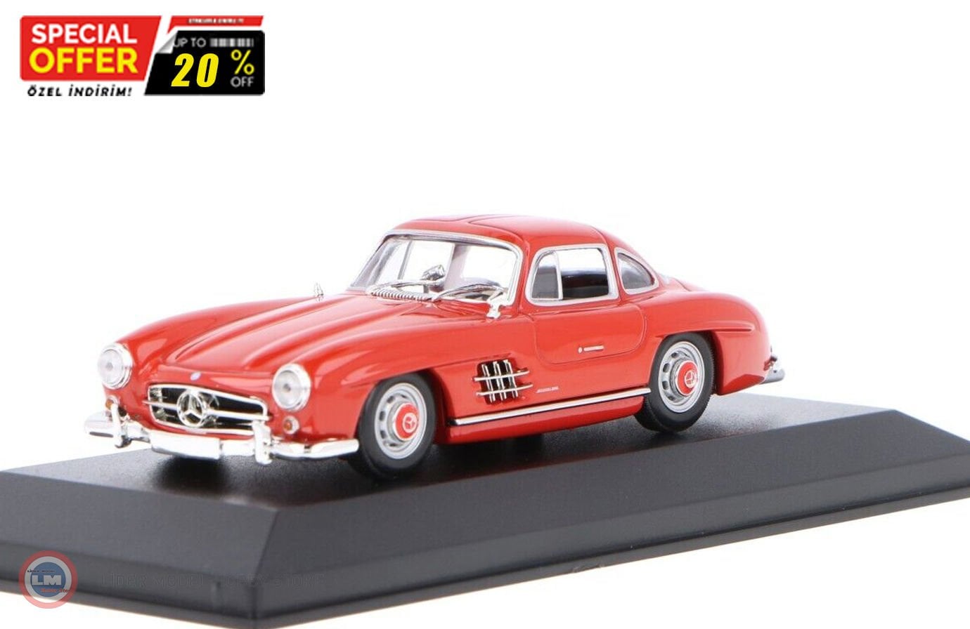 1:43 Maxichamps 1955 Mercedes Benz 300 SL (W198 I)