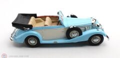 1:18 Cult Scale 1936 Mercedes Benz 540K Cabriolet B - blue/white