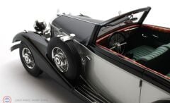 1:18 Cult Scale 1936 Mercedes Benz 540K Cabriolet B - black/silver