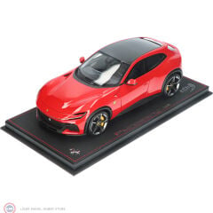 1:18 BBR 2022 Ferrari Purosangue Red Corsa 322 Carbon Fiber Roof