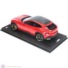 1:18 BBR 2022 Ferrari Purosangue Red Corsa 322 Carbon Fiber Roof