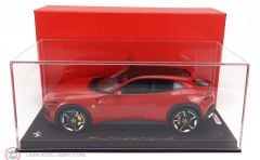 1:18 BBR 2022 Ferrari Purosangue Red Corsa 322 Carbon Fiber Roof