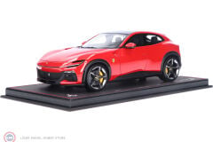 1:18 BBR 2022 Ferrari Purosangue Red Corsa 322 Carbon Fiber Roof