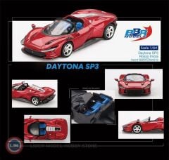 1:64 BBR 2024 Ferrari DAYTONA SP3 ROSSO IMOLA