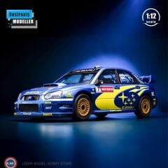 1:12 Otto 2002 Subaru Impreza S9 WRC Rally of Wales Solberg No7(Kopya)