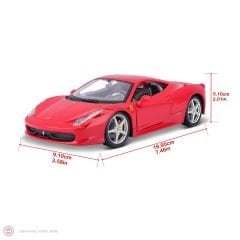 1:24 Burago Ferrari 458 Italia