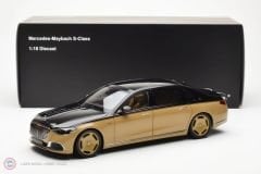 1:18 Almost Real 2021 Mercedes Benz S680 Maybach Sandgold/Black