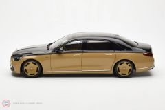 1:18 Almost Real 2021 Mercedes Benz S680 Maybach Sandgold/Black