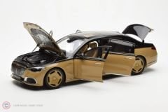 1:18 Almost Real 2021 Mercedes Benz S680 Maybach Sandgold/Black