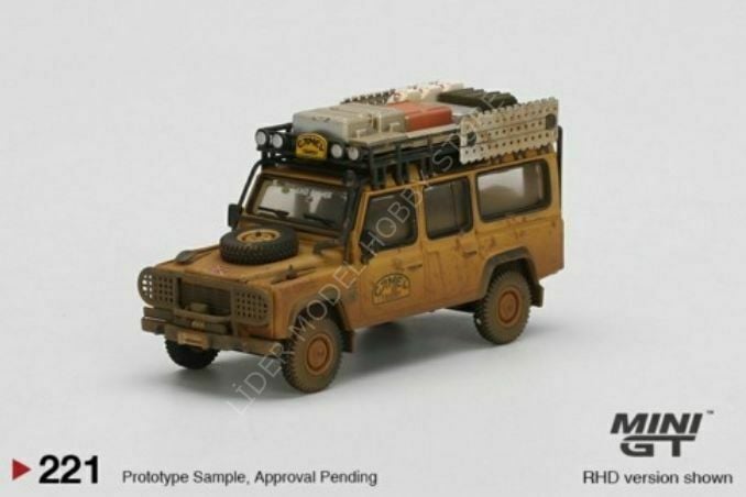 1:64  1989 Land Rover Defender 110 Camel Trophy