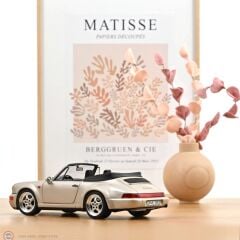 1:18 Norev 1992 Porsche 911 964 Turbo Cabriolet Zermatt Silver
