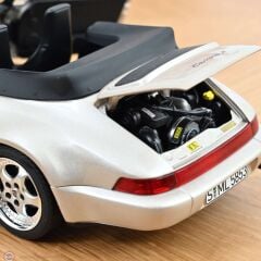 1:18 Norev 1992 Porsche 911 964 Turbo Cabriolet Zermatt Silver