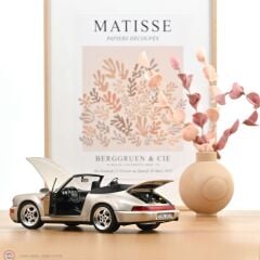 1:18 Norev 1992 Porsche 911 964 Turbo Cabriolet Zermatt Silver