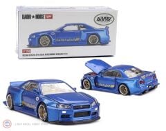 1:64 Mini GT Kaido 1999 Nissan SKYLINE GT-R (R34) KAIDO WORKS (V2 AERO) SHINJUKU V2