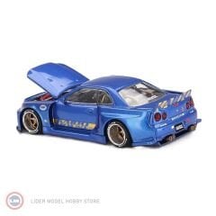 1:64 Mini GT Kaido 1999 Nissan SKYLINE GT-R (R34) KAIDO WORKS (V2 AERO) SHINJUKU V2