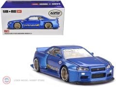 1:64 Mini GT Kaido 1999 Nissan SKYLINE GT-R (R34) KAIDO WORKS (V2 AERO) SHINJUKU V2