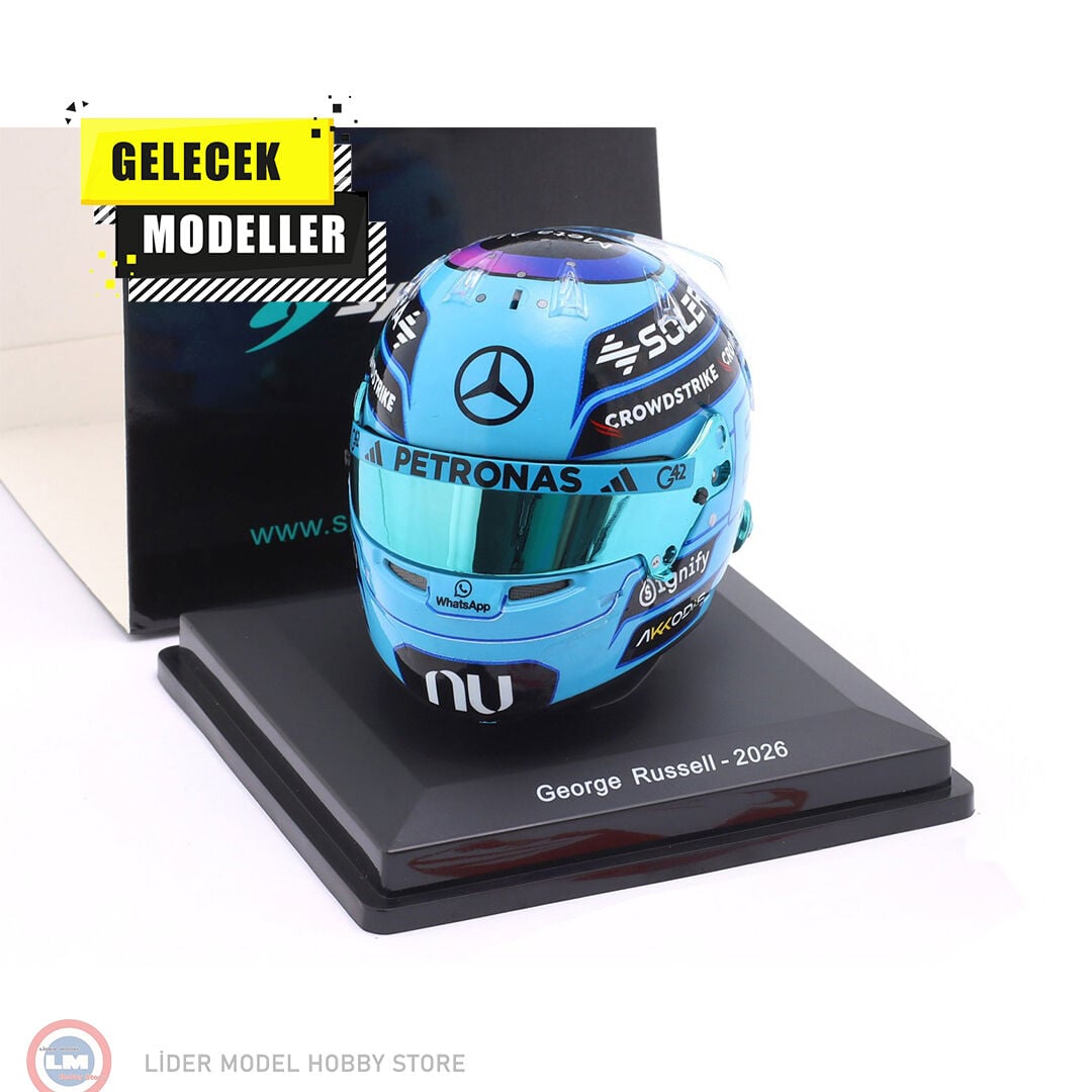 1:5 Spark Mercedes Benz AMG PETRONAS Formula 1 2026 Team #63 - George Russell  Kask