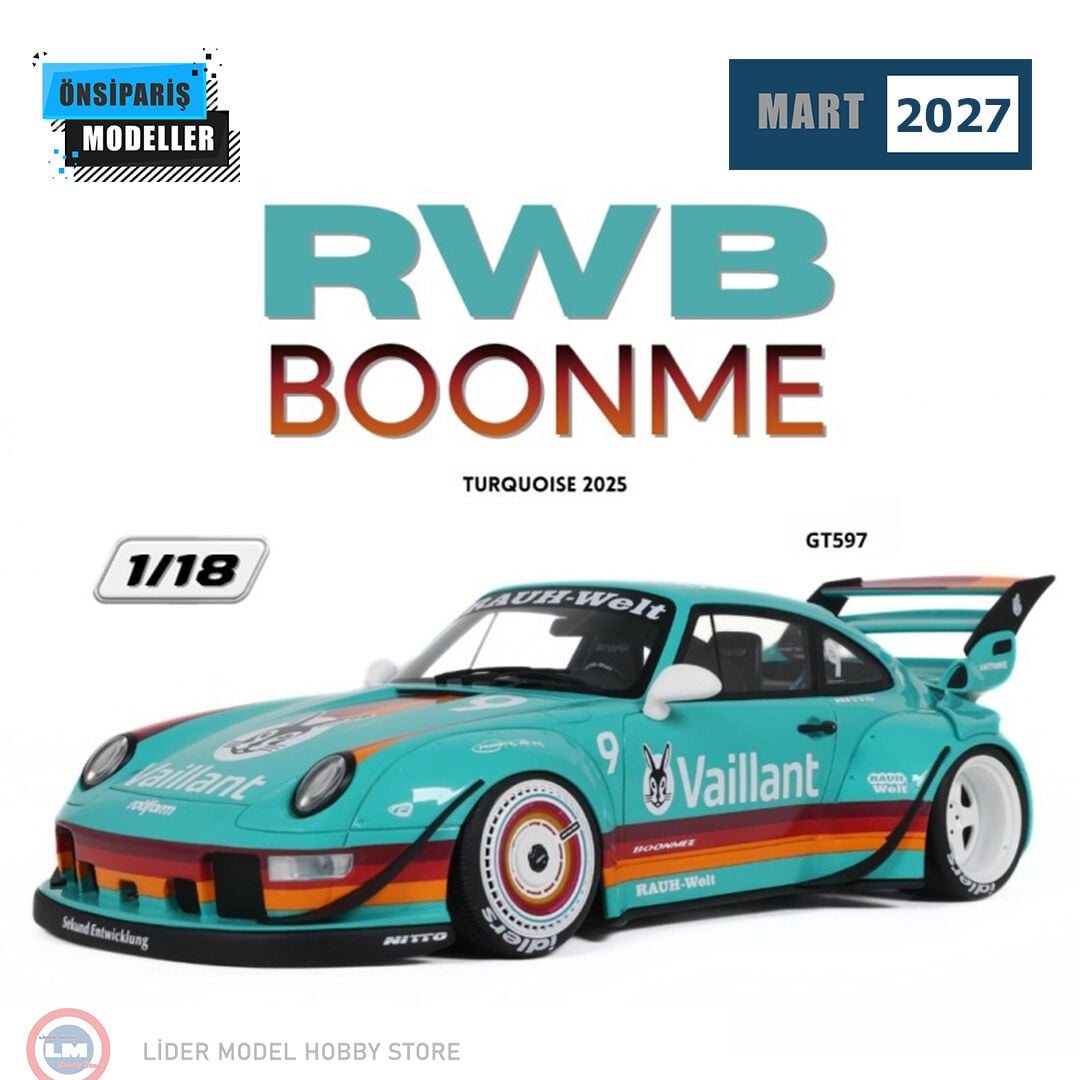1:18 GT Spirit Porsche 911 RWB Boonme Turquoise
