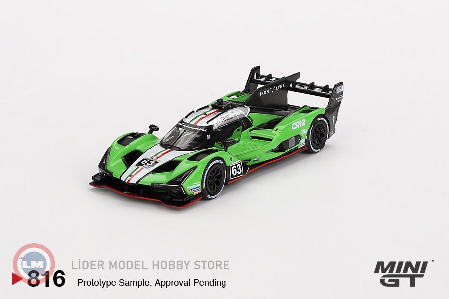 1:64 Mini GT 2024 Lamborghini C63 #63 IRON LYNX SEBRING 12 HRS