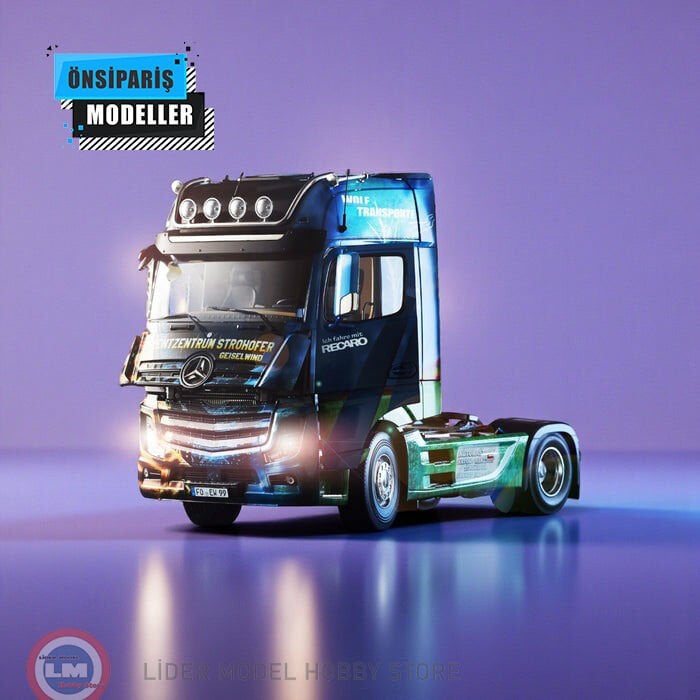 1:18 Mercedes Benz Actros GigaSpace 4x2 Strohofer
