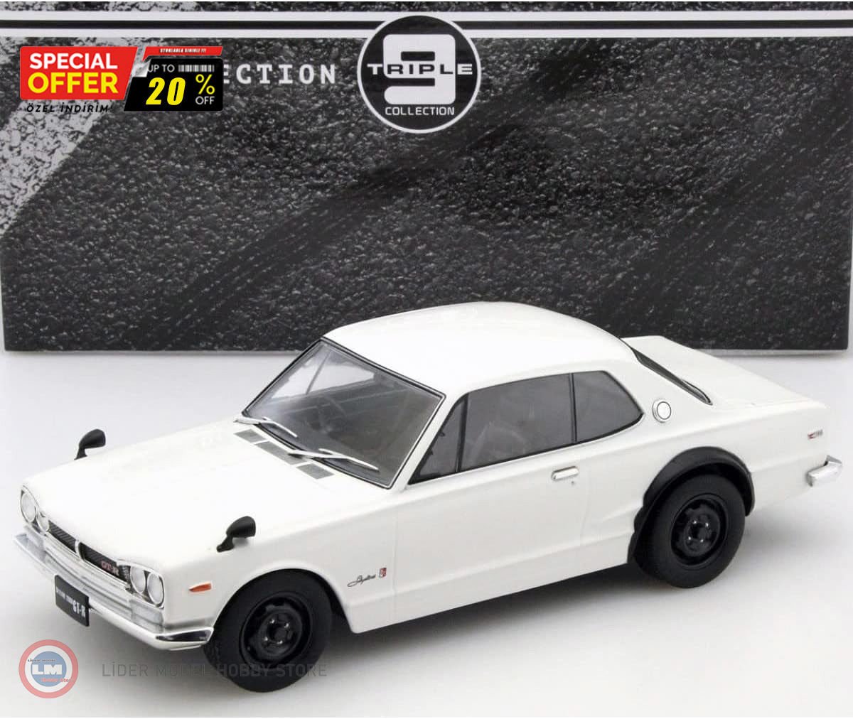 1:18 Triple 9 1972 Nissan Skyline GT-R KPGC10