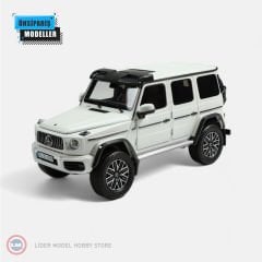 1:18 NZG 2023 Mercedes Benz G Class G63 AMG 4x4 Opalith White