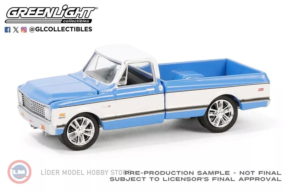 1:64 Greenlight 1971 Chevrolet C10 Super Cheyenne Custom Pickup