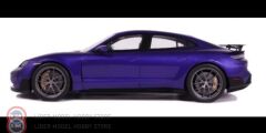 1:18 GT Spirit 2023 Porsche Taycan Turbo GT - Purple Sky Metallic