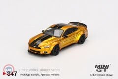1:64 Mini GT 2017 Ford MUSTANG LB-WORKS LB GOLD