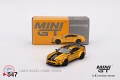 1:64 Mini GT 2017 Ford MUSTANG LB-WORKS LB GOLD