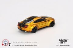 1:64 Mini GT 2017 Ford MUSTANG LB-WORKS LB GOLD