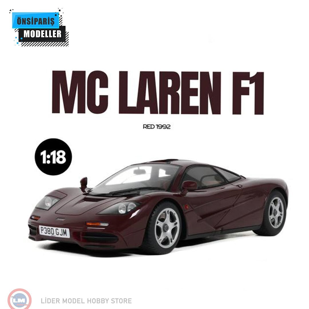 1:18 GT Spirit 1992 Mclaren F1 Red