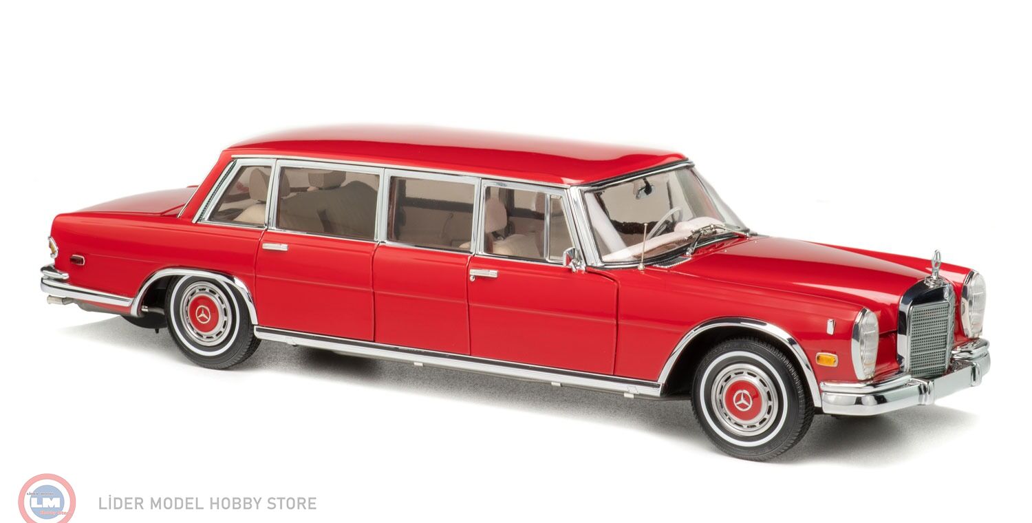1:18 CMC 1972 Mercedes Benz S600 Pullman W100 Red Baron