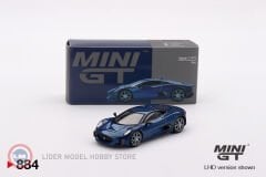 1:64 Mini GT 2024 Jaguar C-X75 BLUE
