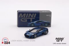 1:64 Mini GT 2024 Jaguar C-X75 BLUE