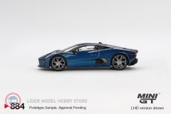 1:64 Mini GT 2024 Jaguar C-X75 BLUE