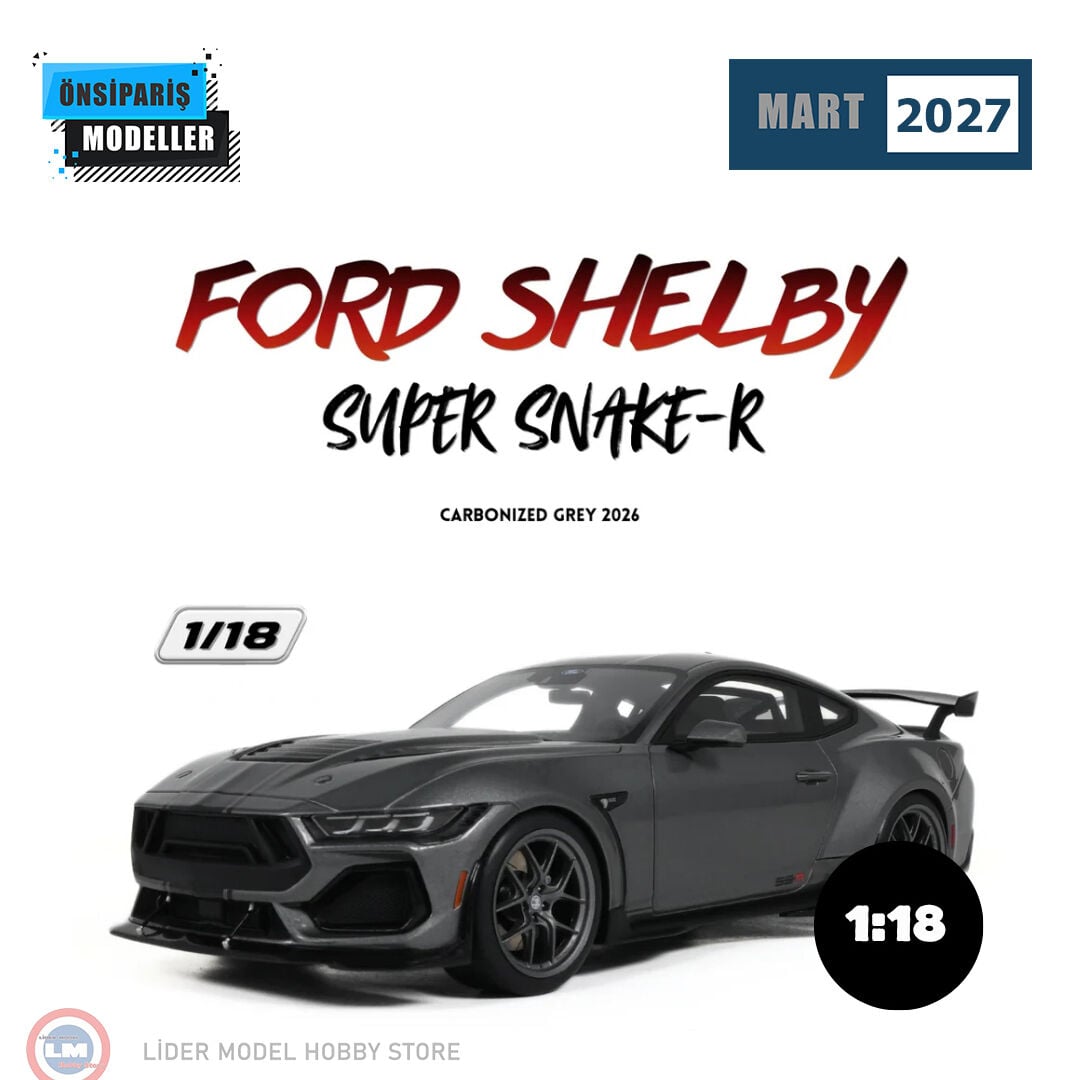 1:18 GT Spirit 2026 Ford Shelby Super Snake-R Carbonized Grey