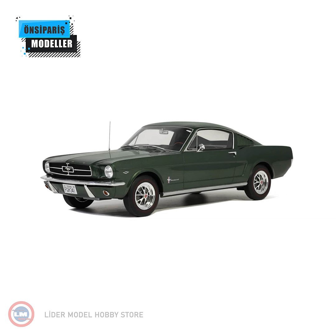 1:12 1965 Ford Mustang Fastback Coupe Ivy Green Poly M1879